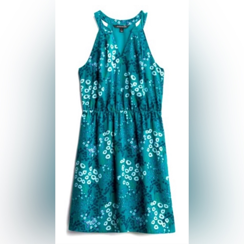 41 Hawthorn Teal and White Floral Dress